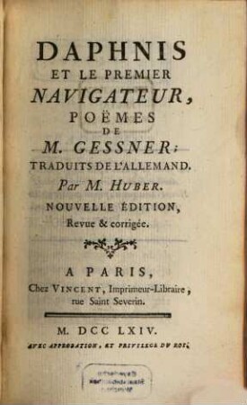 Daphnis ou le premier navigateur