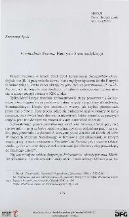 8/9: Pochodnie Nerona Henryka Siemiradzkiego