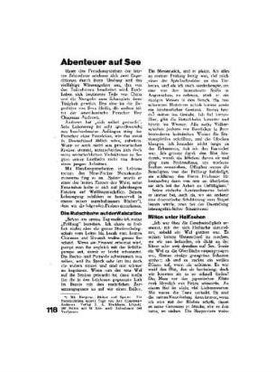 Abenteuer auf See