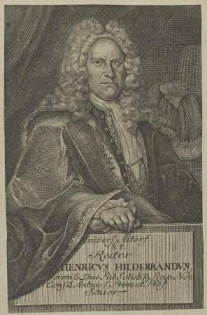 Bildnis des Henricus Hildebrandus