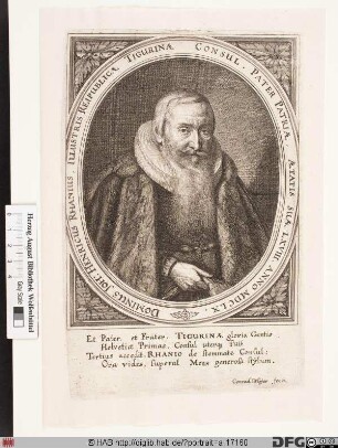 Bildnis Johann Heinrich Rahn