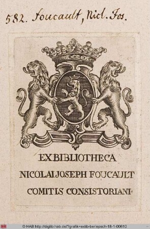 Wappen des Nicolai Joseph Foucault