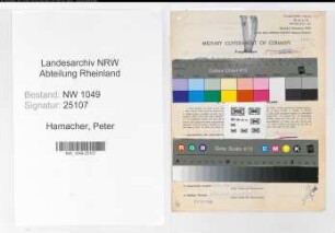 Entnazifizierung Peter Hamacher , geb. 24.12.1909 (Werkswachdienstleiter)