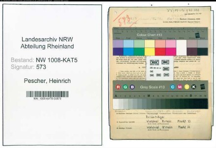 Entnazifizierung Heinrich Pescher , geb. 12.08.1915 (Friseur)