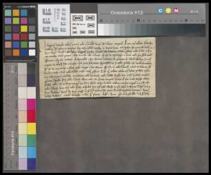 Dienheim: Archipresbiter Ludger, Cellerarius des Domkapitels, und Arnold, Dekan von St. Viktor in Mainz, treffen einen Entscheid in dem bereits vo...