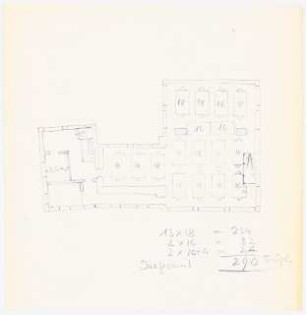 Heilig-Geist-Kirche, Bad Oeynhausen Gemeindehaus: Sitzplan 1:200