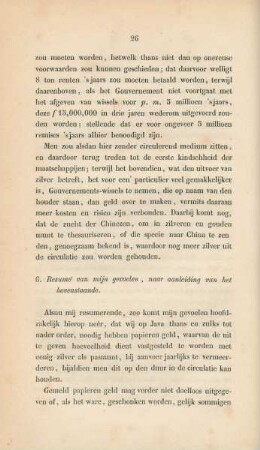 6. Resumé van mijn gevoelen, naar aanleiding van het hovenstaande