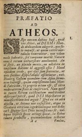 Antonii Le Grand Apologia Pro Renato Des-Cartes Contra Samuelem Parkerum, S.T.P. Archidiaconum Cantuariensem, Instituta & Adornata