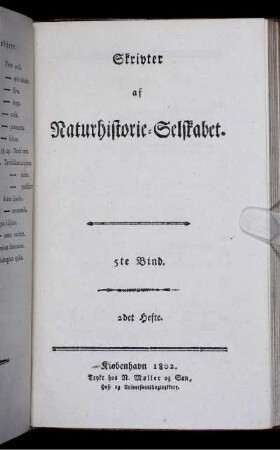 5te Bind. 2det Hefte.