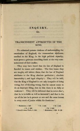 Inquiry into the Rise and Growth of the Royal Prerogative in England