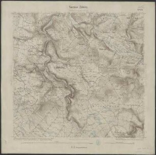 Section Zöblitz aus: Topographische Karte (Äquidistantenkarte) Sachsen