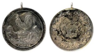 Krempe: Gehenkelte Medaille desGeflügelzüchtervereins