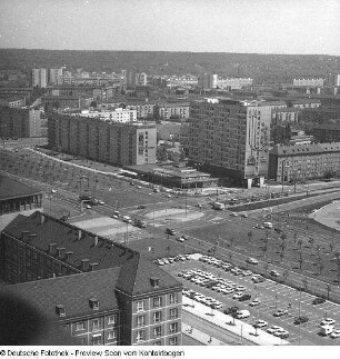 Blick vom Rathausturm Richtung Osten (Grunaer Straße)