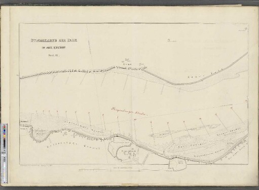 Sect. VII. : Haue. Hauer Feld. Neuengammer Wärder. Beiderstädt: Krauel. Riepenburg. Ruthenwärder. Hannov. Wärder. Riepenburger Wärder.