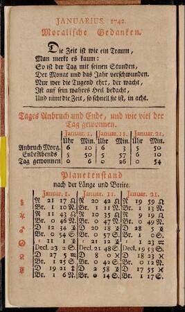 Januarius 1742. - December 1742.