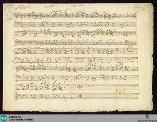 Sonatas - Mus. Hs. 890 : vl, b; G