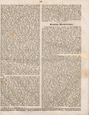 196 Kirchliche Mittheilungen