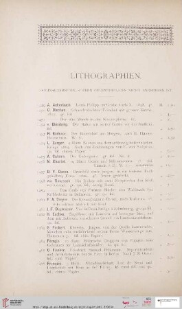Lithographien
