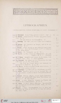 Lithographien
