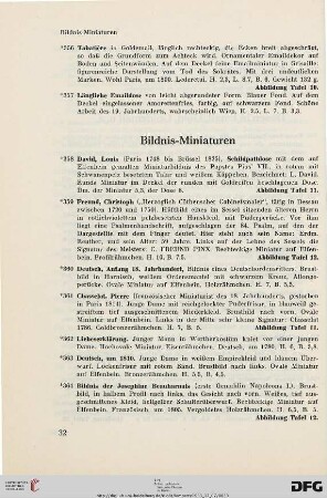 Bildnisminiaturen (Nr. 358-456)