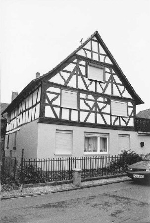 Wohnhaus, Fachwerk; Gründau, Obergasse 36
