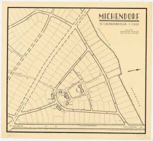 Michendorf Teilbebauungsplan: Lageplan 1:1000