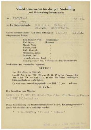 Bunse, Heinrich