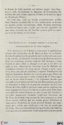 Jean Cousin et le "Jugement dernier" du Louvre