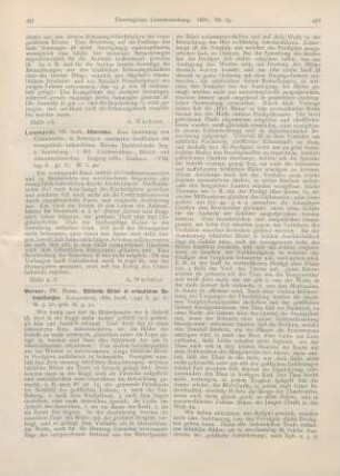 457-459 [Rezension] Werner, Herm., Biblische Bilder in erbaulichen Betrachtungen