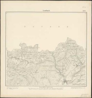 Meßtischblatt 3572 : Lembach, 1883 : Lembach. - Aufn. 1882. - 1:25000. - [Berlin]: Reichsamt für Landesaufnahme, 1883. - 1 Kt.