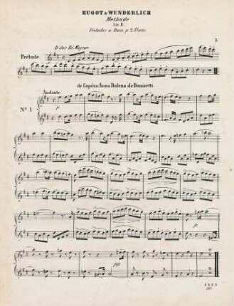Prélude, No. 1 de l'opéra Anna Bolena de Donizetti