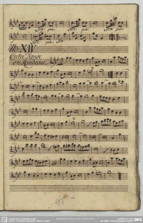 14. Anonymus, Contredanses, A-Dur