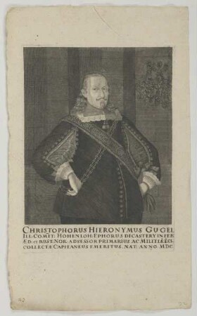 Bildnis des Christophorus Hieronymus Gugel