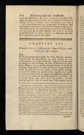 176-186, De ces opinions sur l´origine des Franc-Macons ...