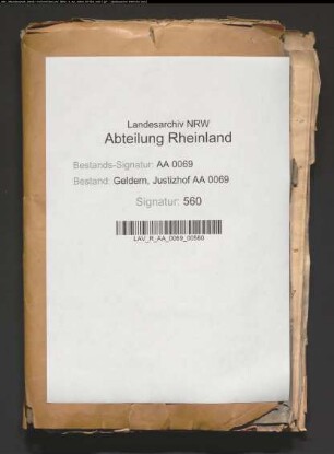 Freiherr von Quadt, Herr zu Lottum und Grubbenvorst, gegen Schöffen und Regierer zu Grubbenvorst wegen der Lasten des Gutes Kaldendyck daselbst
