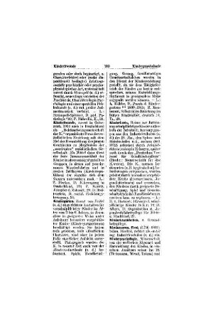 Kinderkrankheiten, s. Gesundheitspflege.