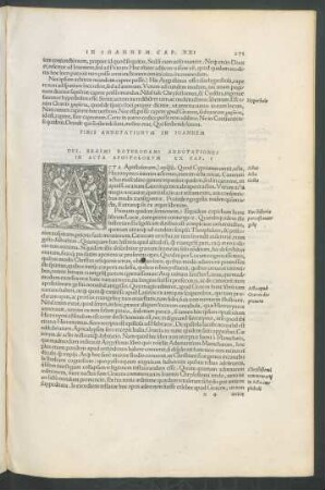 Des. Erasmi Roterodami Annotationes In Acta Apostolorum
