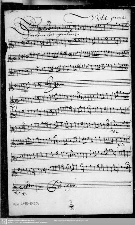 Viola prima.