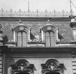 Cottbus-Mitte, Schillerstraße 55. Wohnhaus (nach 1870). Dacherker