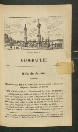 Mois de Janvier