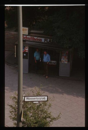 Diapositiv: Skalitzer Straße, Wassertorplatz, 1985