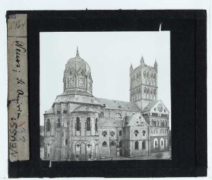 Neuss, Quirinus-Münster : Außenansicht von NO