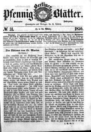 No. 31, 11. u. 12. März