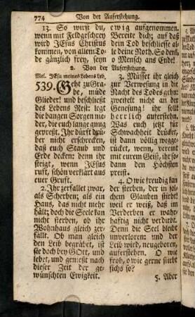 774-779, 2. Von der Auferstehung