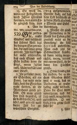 774-779, 2. Von der Auferstehung