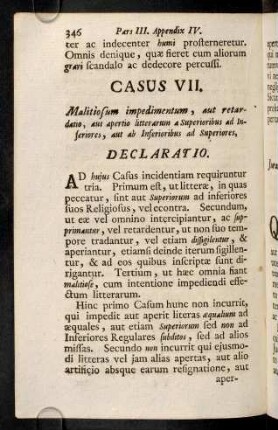 346-351, Casus VII - XI; Conclusio