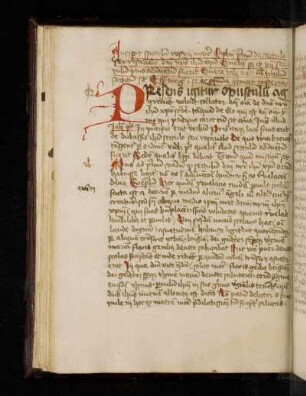 Incipit speculum rosarii Marie. Capitulum primum