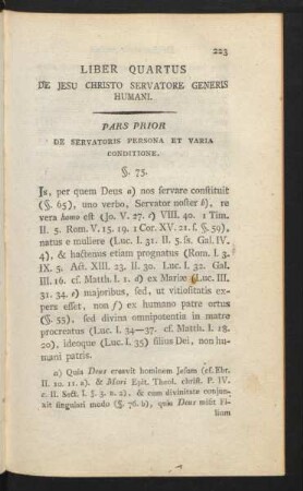 Liber Quartus De Jesu Christo Servatore Generis Humani.
