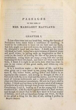 Passages in the life of Mrs. Margaret Maitland of Sunnyside