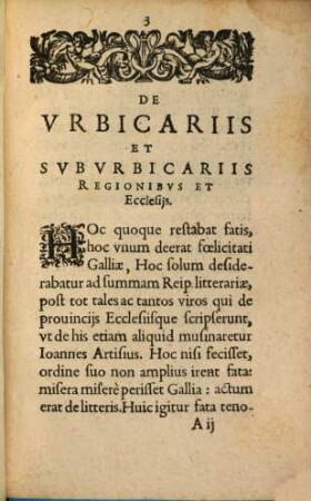 De urbicariis et suburbicariis regionibus et ecclesiis : Adversus Joannem Artisium, aliàs Joannem de Manibus